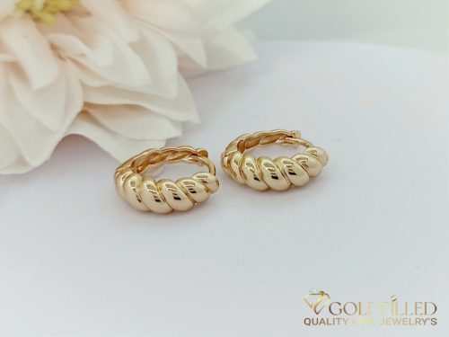 Goldfilled Антиалергични Обеци 17mm 18K цвят