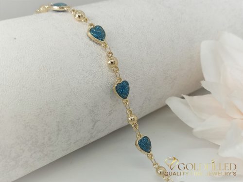 Гривна за глезен Goldfilled 29см/3-6мм 14K цвят