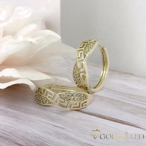 Goldfilled Антиалергенни Обеци 26 mm 14K Цвят