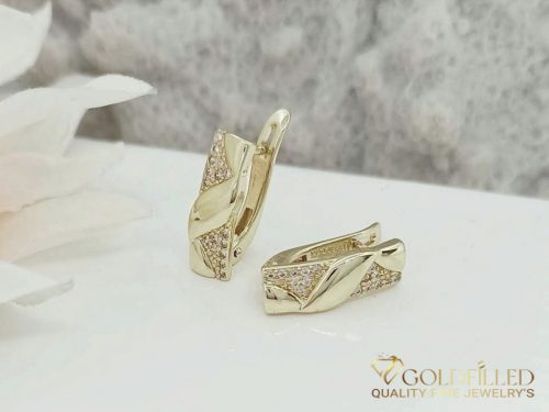 Goldfilled Антиалергенни Обеци 18mm 14K Цвят