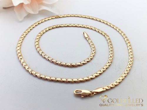 Антиалергично колие Goldfilled 55см/3,2мм Цвят 18K