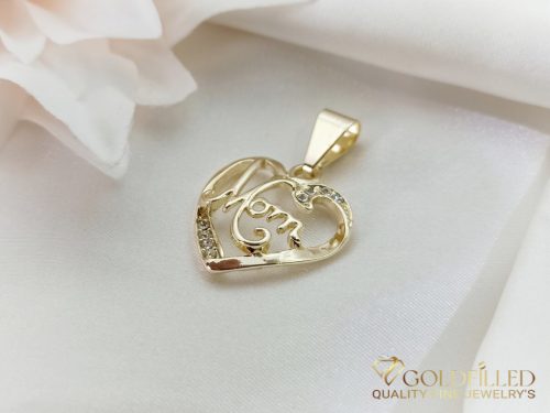 Антиалергична висулка "Goldfilled" 30 мм, цвят 14K