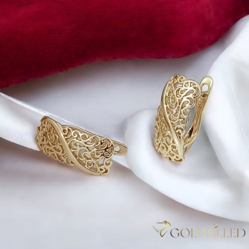 Goldfilled Антиалергични Обеци 17mm 18K цвят