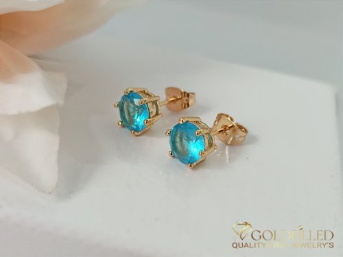 Goldfilled Антиалергенни Обеци 9mm 18K цвят