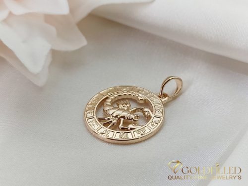 Goldfilled Антиалергенен Медальон 28mm 18K цвят