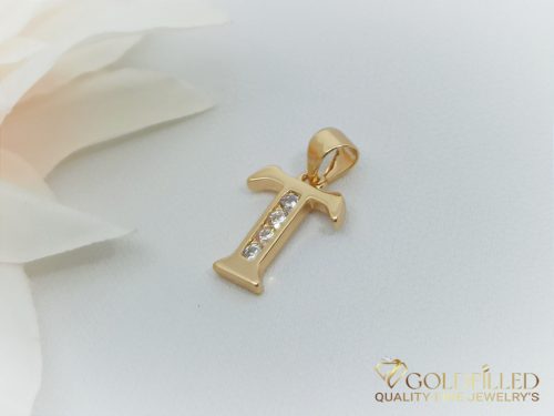 Антиалергична висулка "Goldfilled" 23 мм, цвят 18K