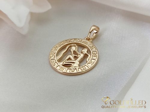 Goldfilled Антиалергенен Медальон 28mm 18K цвят