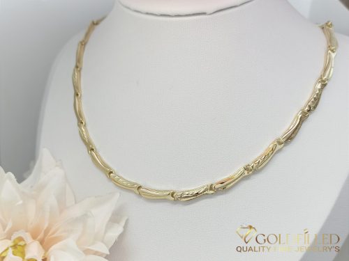 Антиалергично колие Goldfilled 45см дълго и 4мм широко Цвят 14K