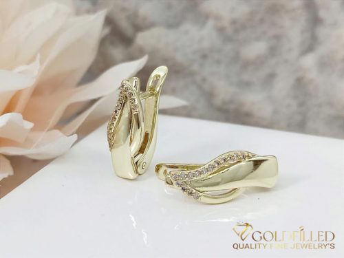 Goldfilled Антиалергенни Обеци 18mm 14K Цвят